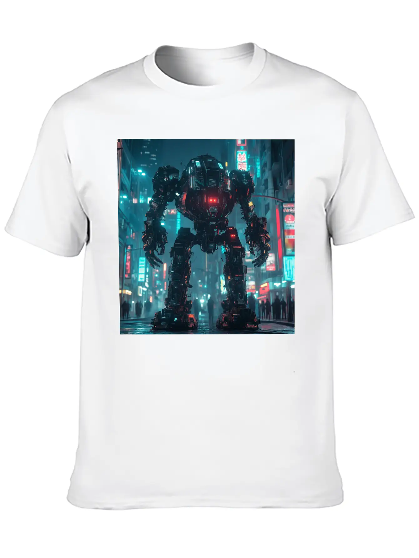 Neon District Guardian Unisex Casual T-Shirt – Clean Design For Daily Comfort