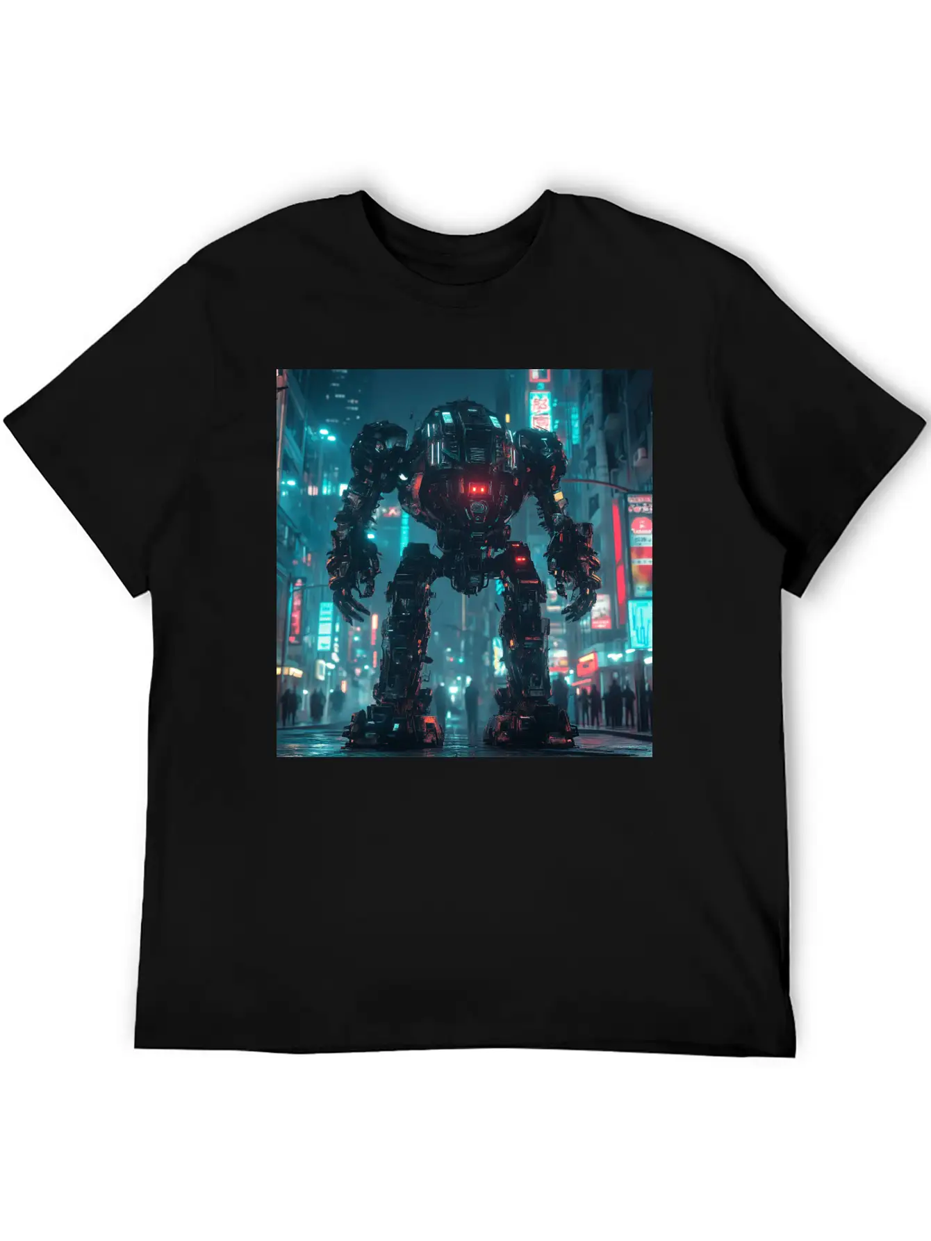 Neon District Guardian Unisex Casual T-Shirt – Clean Design For Daily Comfort