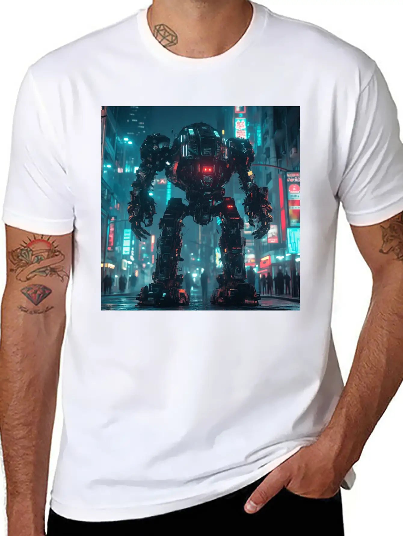 Neon District Guardian Unisex Casual T-Shirt – Clean Design For Daily Comfort