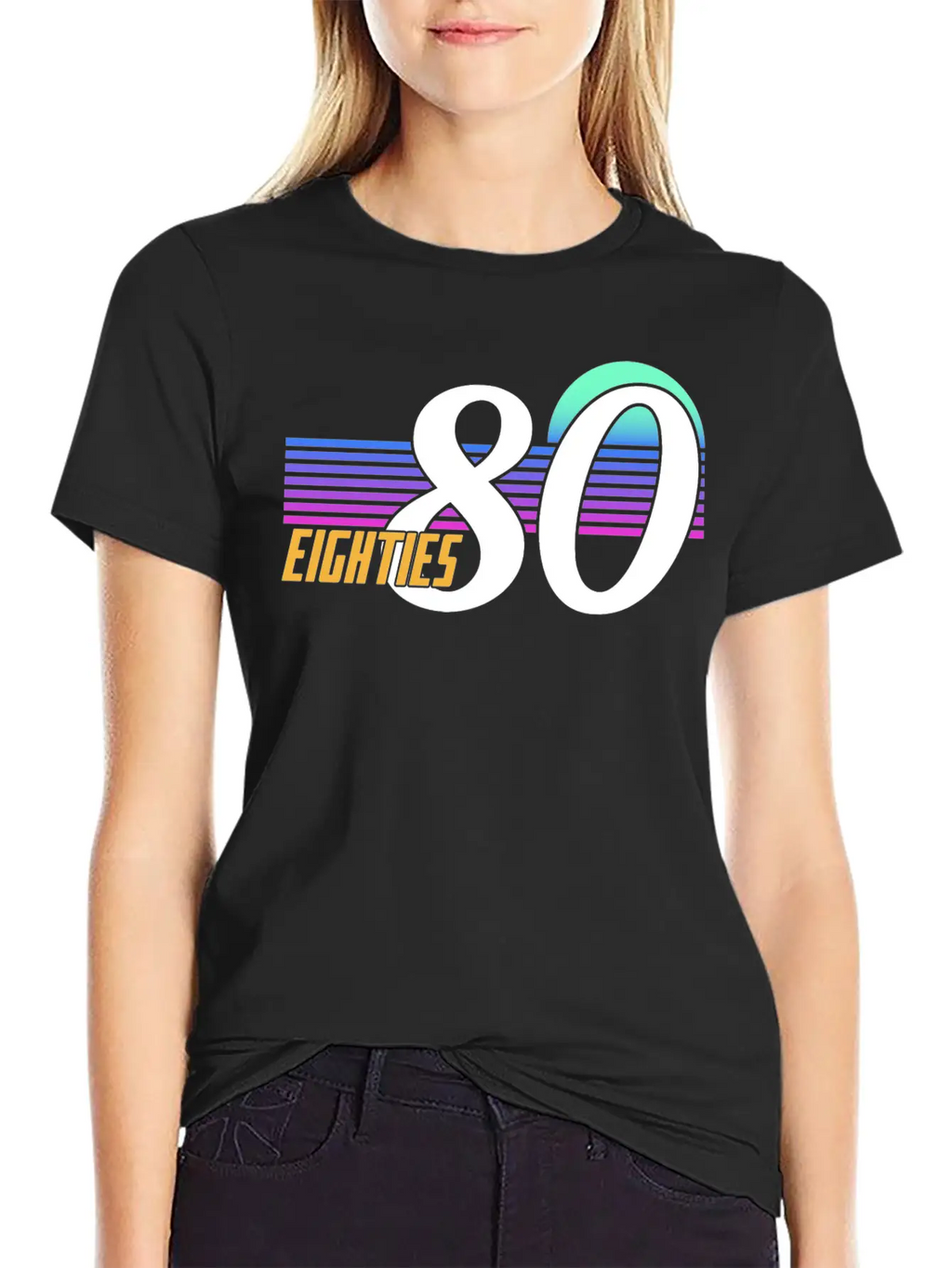 Neon Graphic Unisex Short Sleeve Soft Cotton T-Shirt – Casual Everyday Wear