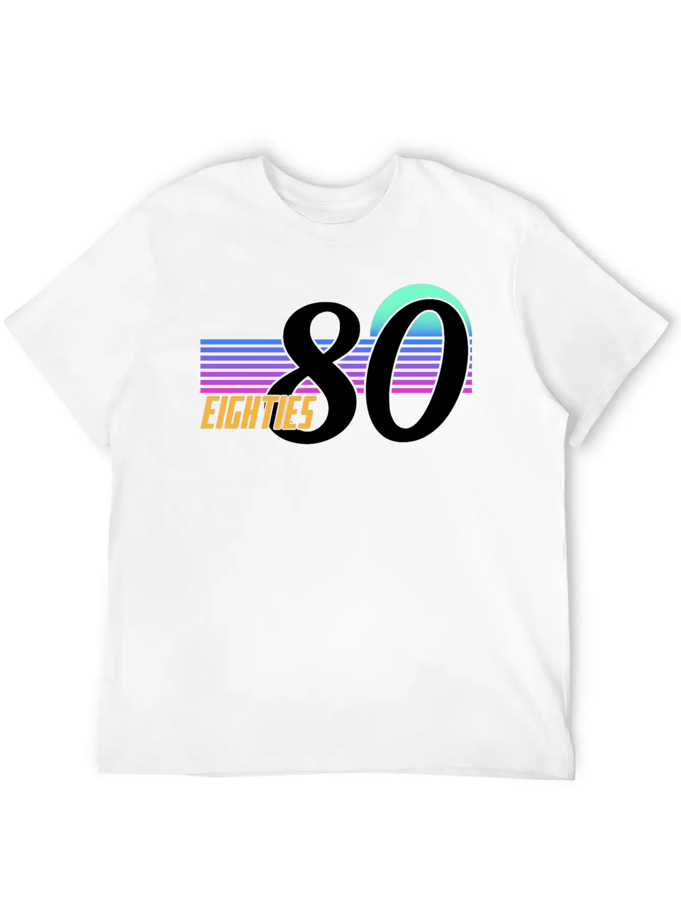 Neon Graphic Unisex Short Sleeve Soft Cotton T-Shirt – Casual Everyday Wear