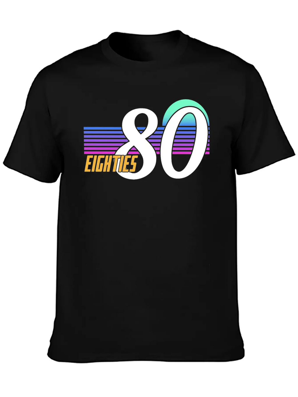 Neon Graphic Unisex Short Sleeve Soft Cotton T-Shirt – Casual Everyday Wear