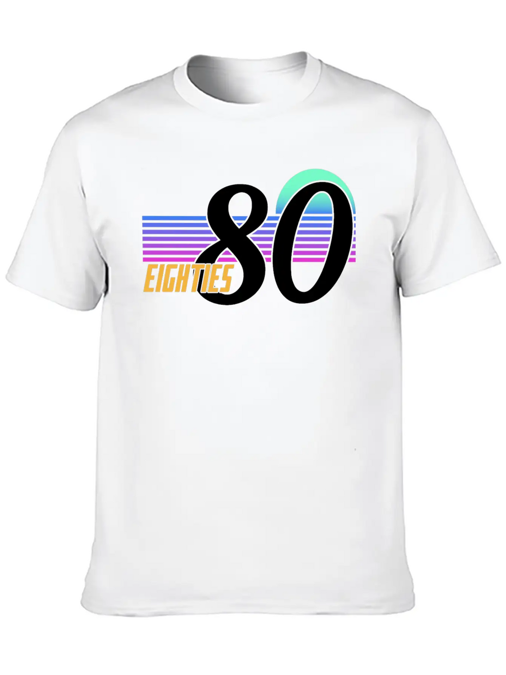 Neon Graphic Unisex Short Sleeve Soft Cotton T-Shirt – Casual Everyday Wear