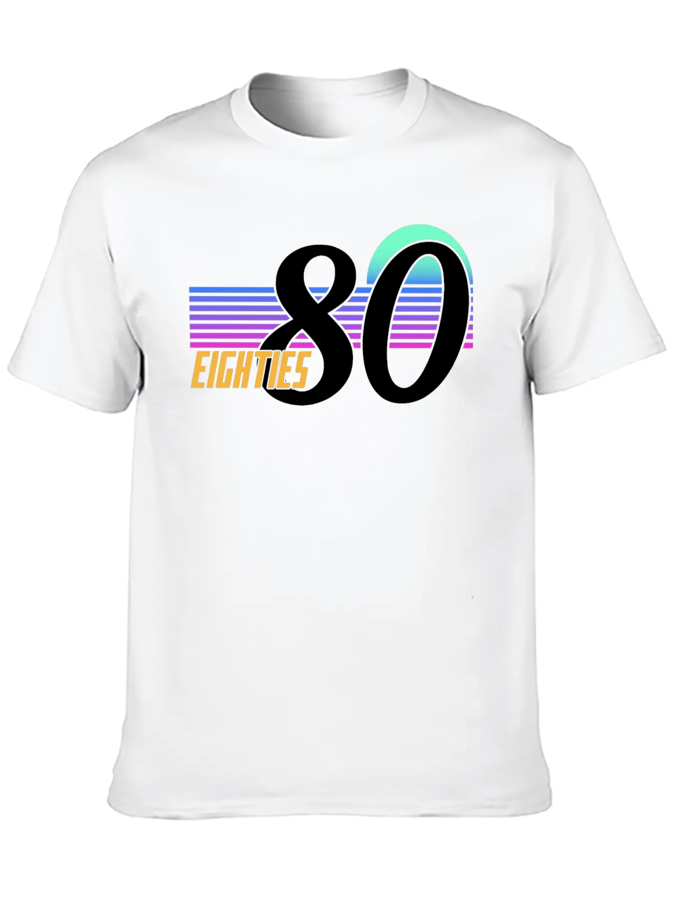 Neon Graphic Unisex Short Sleeve Soft Cotton T-Shirt – Casual Everyday Wear
