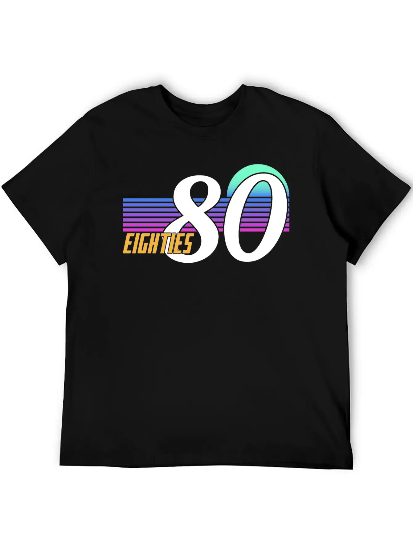 Neon Graphic Unisex Short Sleeve Soft Cotton T-Shirt – Casual Everyday Wear