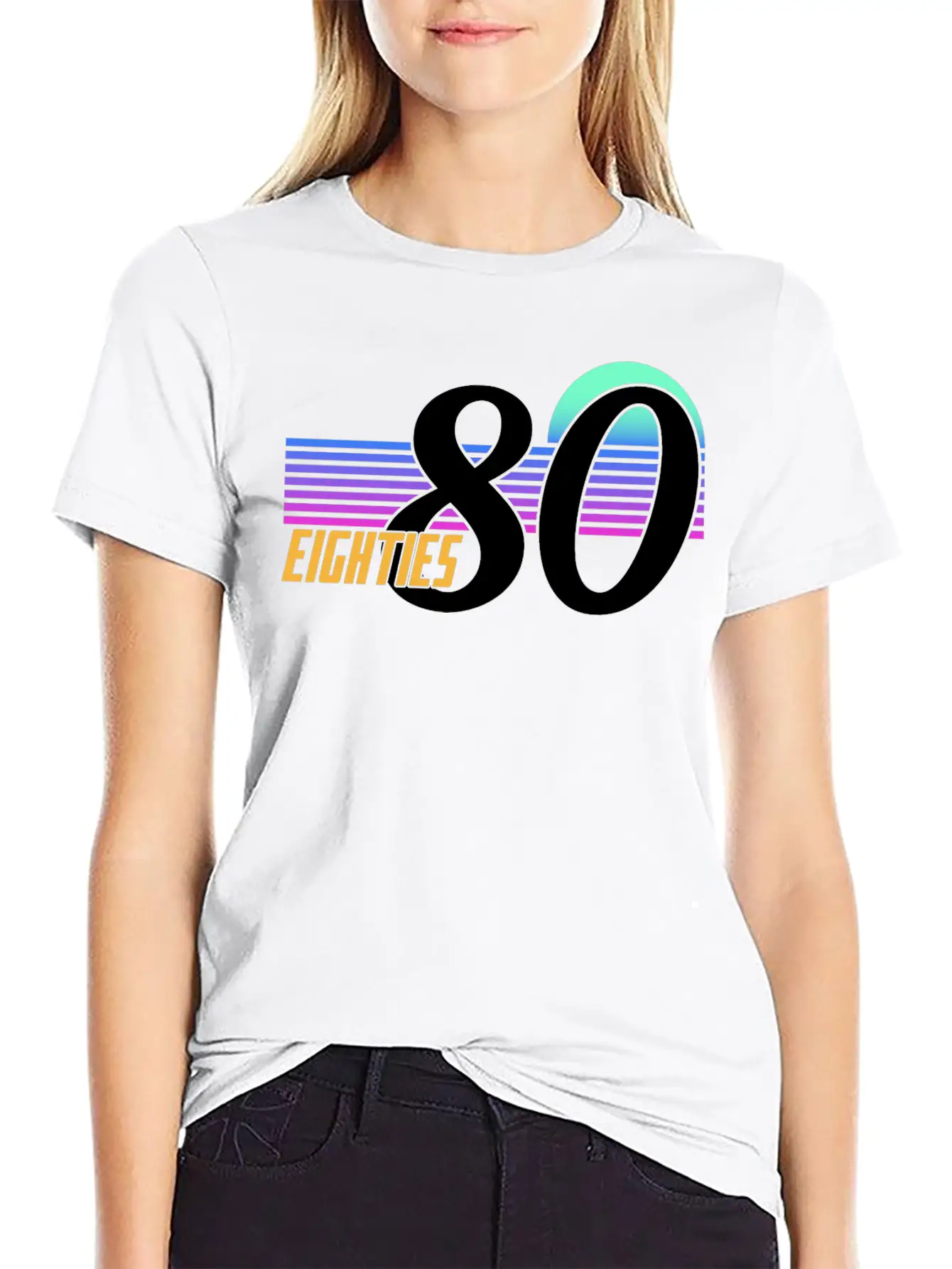 Neon Graphic Unisex Short Sleeve Soft Cotton T-Shirt – Casual Everyday Wear