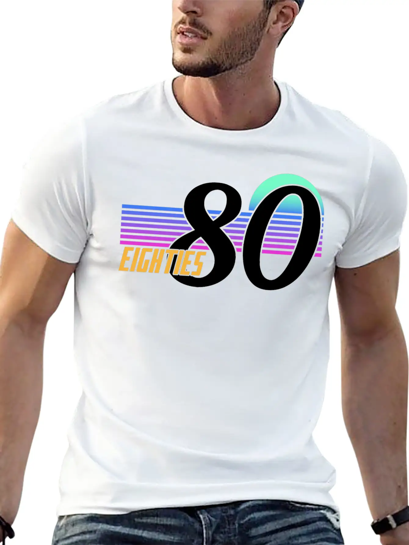 Neon Graphic Unisex Short Sleeve Soft Cotton T-Shirt – Casual Everyday Wear