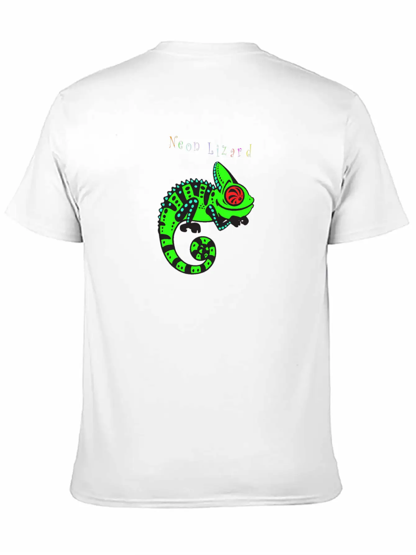 Neon Lizard Lg Breathable Soft Cotton T-Shirt – Timeless Casual Look
