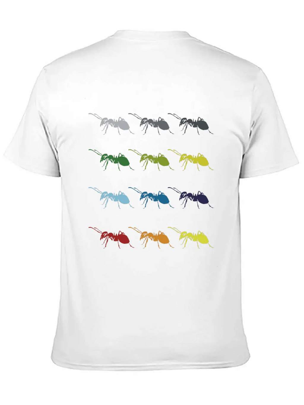 Neon Pop Art Retro Ant Insect Gift Idea Essential Cotton Tee For Daily Outfits – Unisex Style