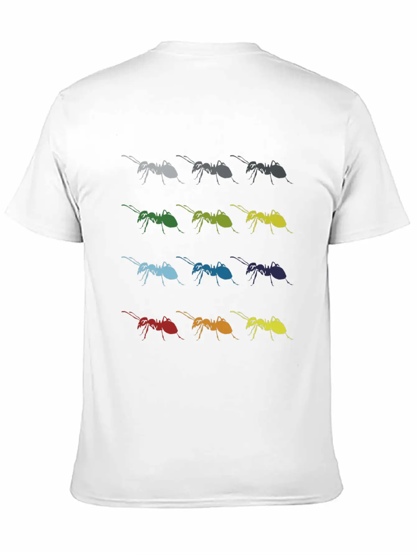 Neon Pop Art Retro Ant Insect Gift Idea Essential Cotton Tee For Daily Outfits – Unisex Style