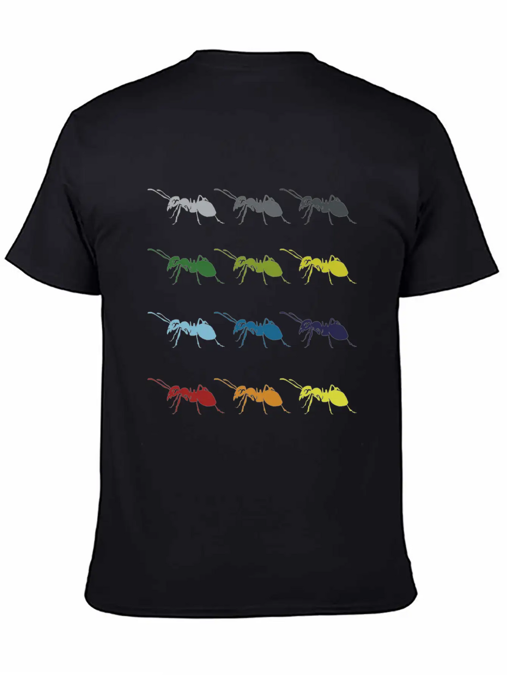 Neon Pop Art Retro Ant Insect Gift Idea Essential Cotton Tee For Daily Outfits – Unisex Style