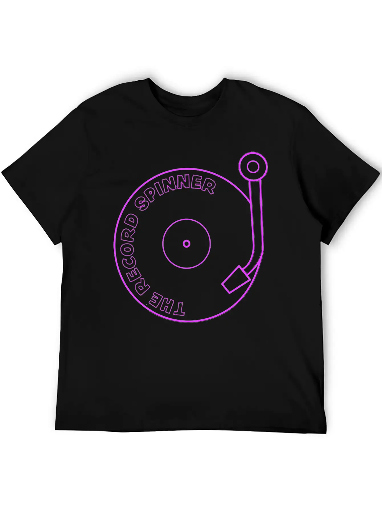 Neon Sign Casual Graphic T-Shirt – Simple And Comfortable Daily Wear