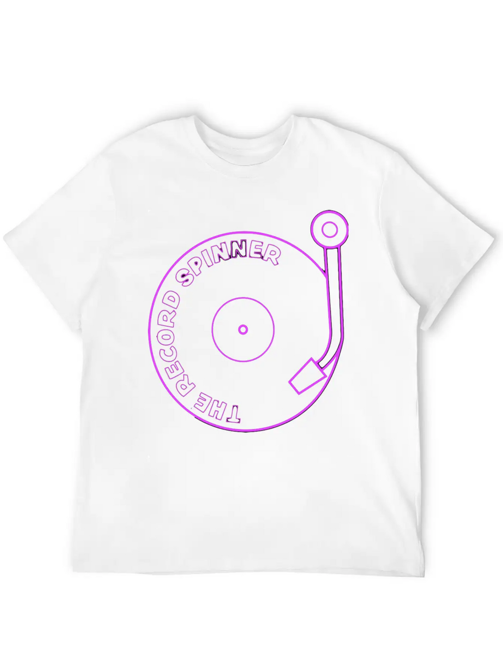 Neon Sign Casual Graphic T-Shirt – Simple And Comfortable Daily Wear