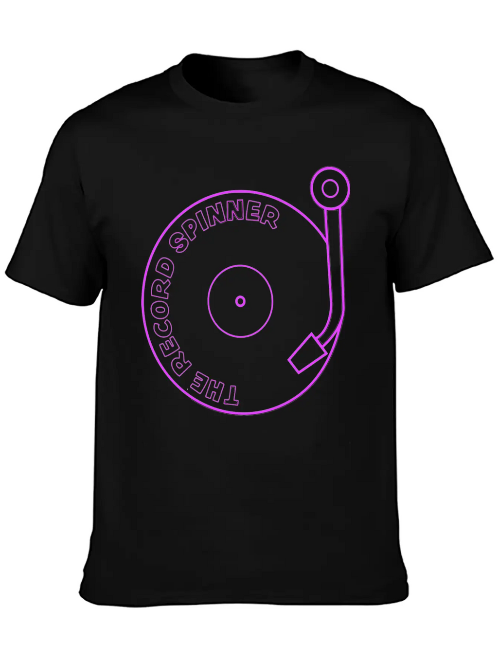 Neon Sign Casual Graphic T-Shirt – Simple And Comfortable Daily Wear