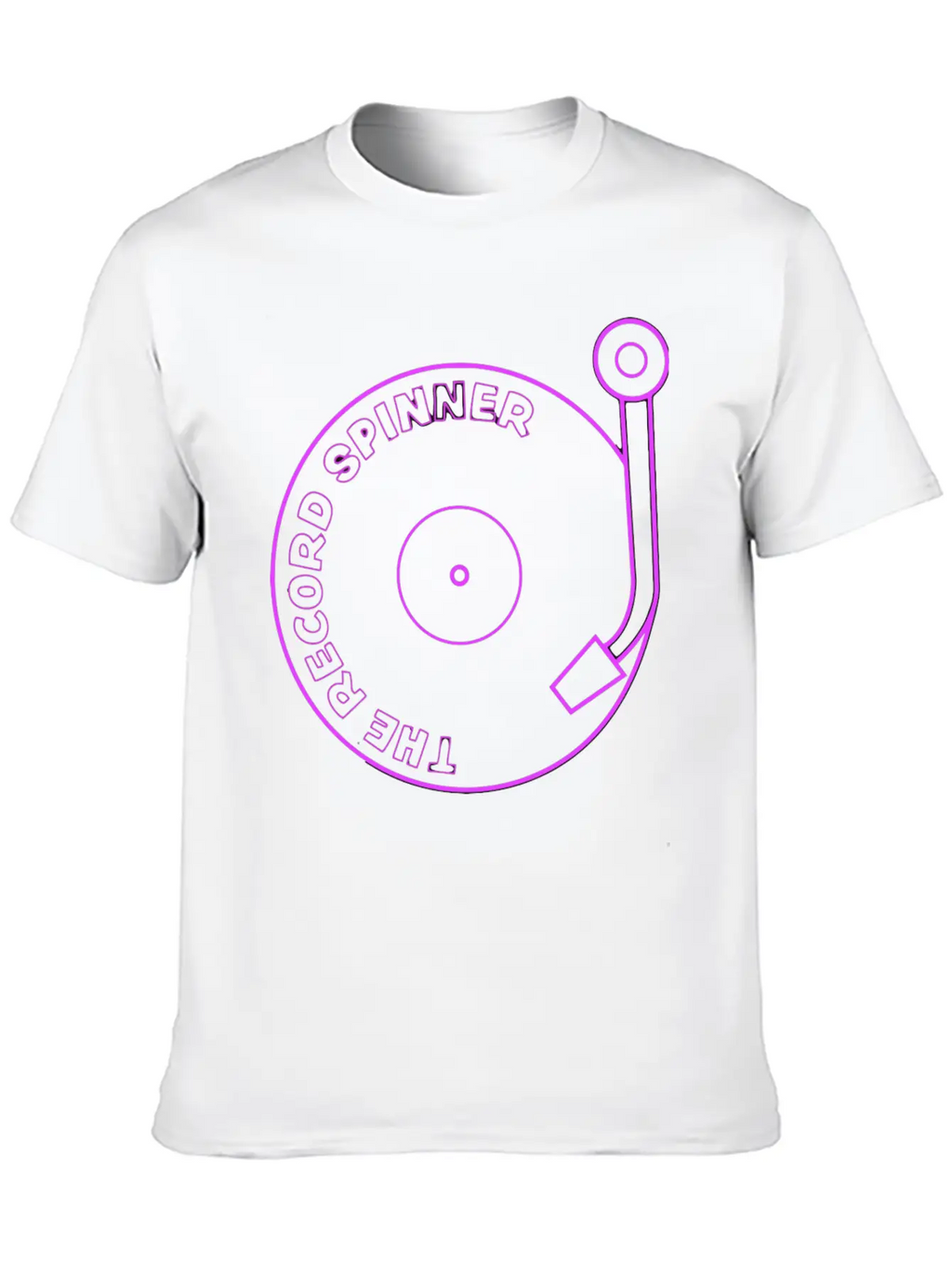 Neon Sign Casual Graphic T-Shirt – Simple And Comfortable Daily Wear