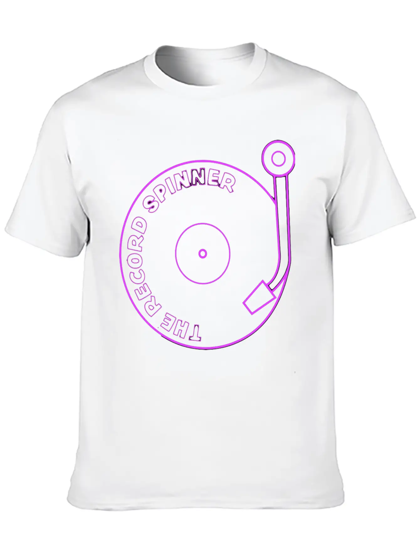 Neon Sign Casual Graphic T-Shirt – Simple And Comfortable Daily Wear