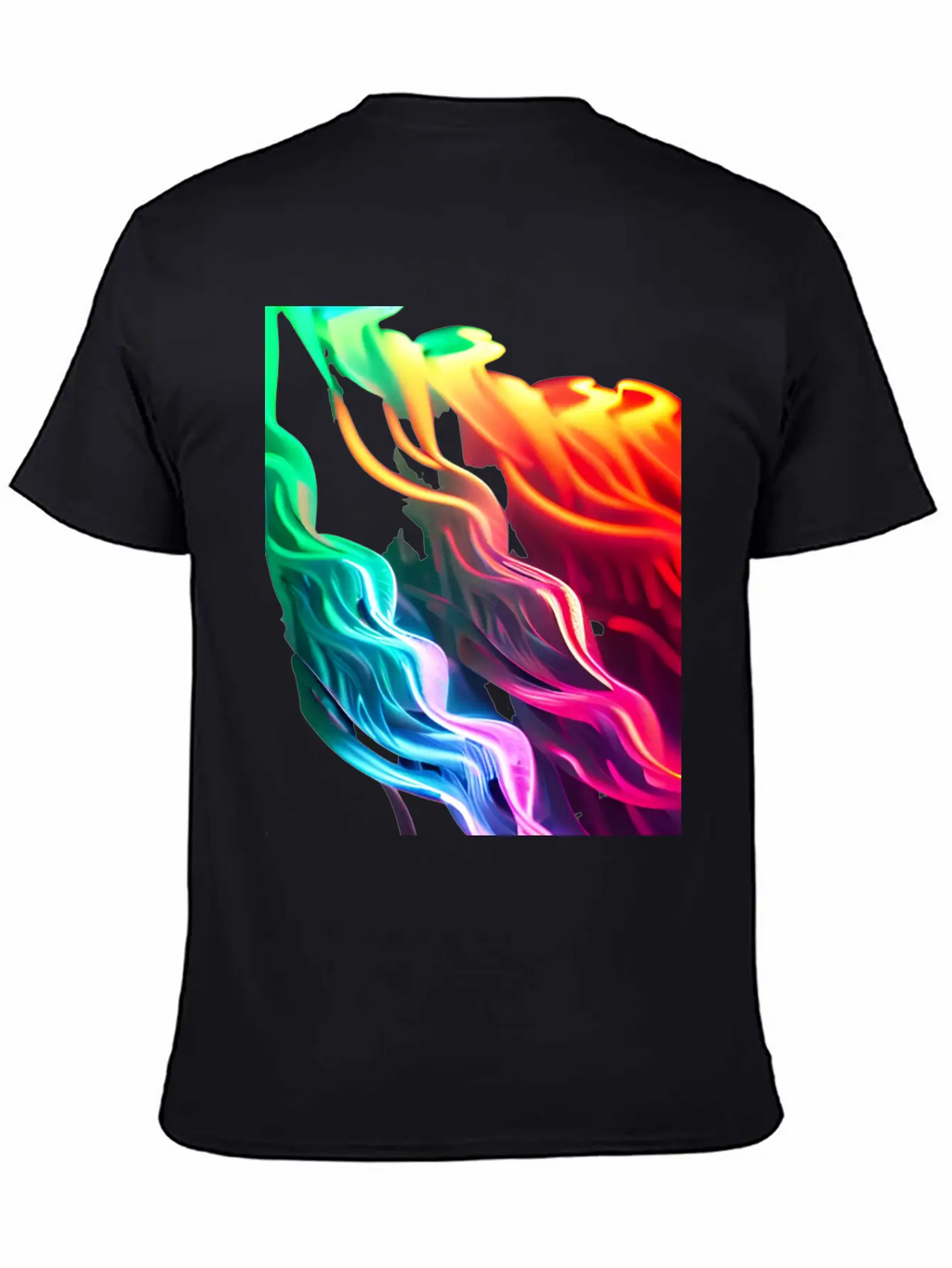 Neon Waves Unisex Casual T-Shirt – Clean Design For Daily Comfort