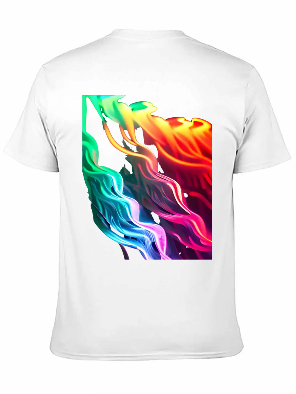 Neon Waves Unisex Casual T-Shirt – Clean Design For Daily Comfort