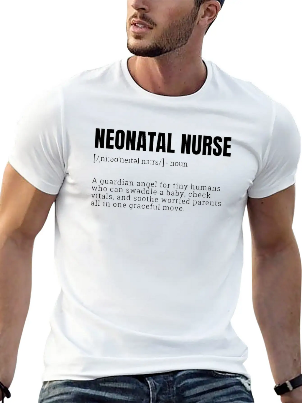Neonatal Nurse Guardian Angel T-Shirts Unisex Casual T-Shirt – Clean Design For Daily Comfort