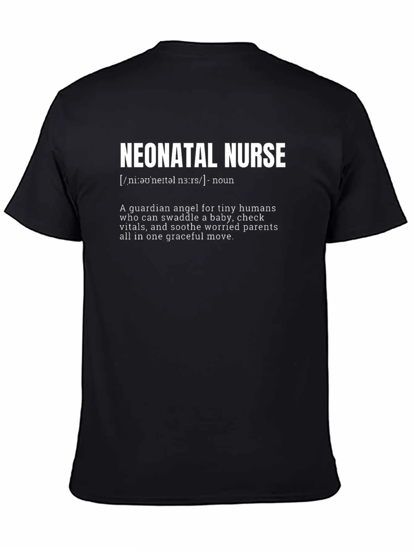 Neonatal Nurse Guardian Angel T-Shirts Unisex Casual T-Shirt – Clean Design For Daily Comfort