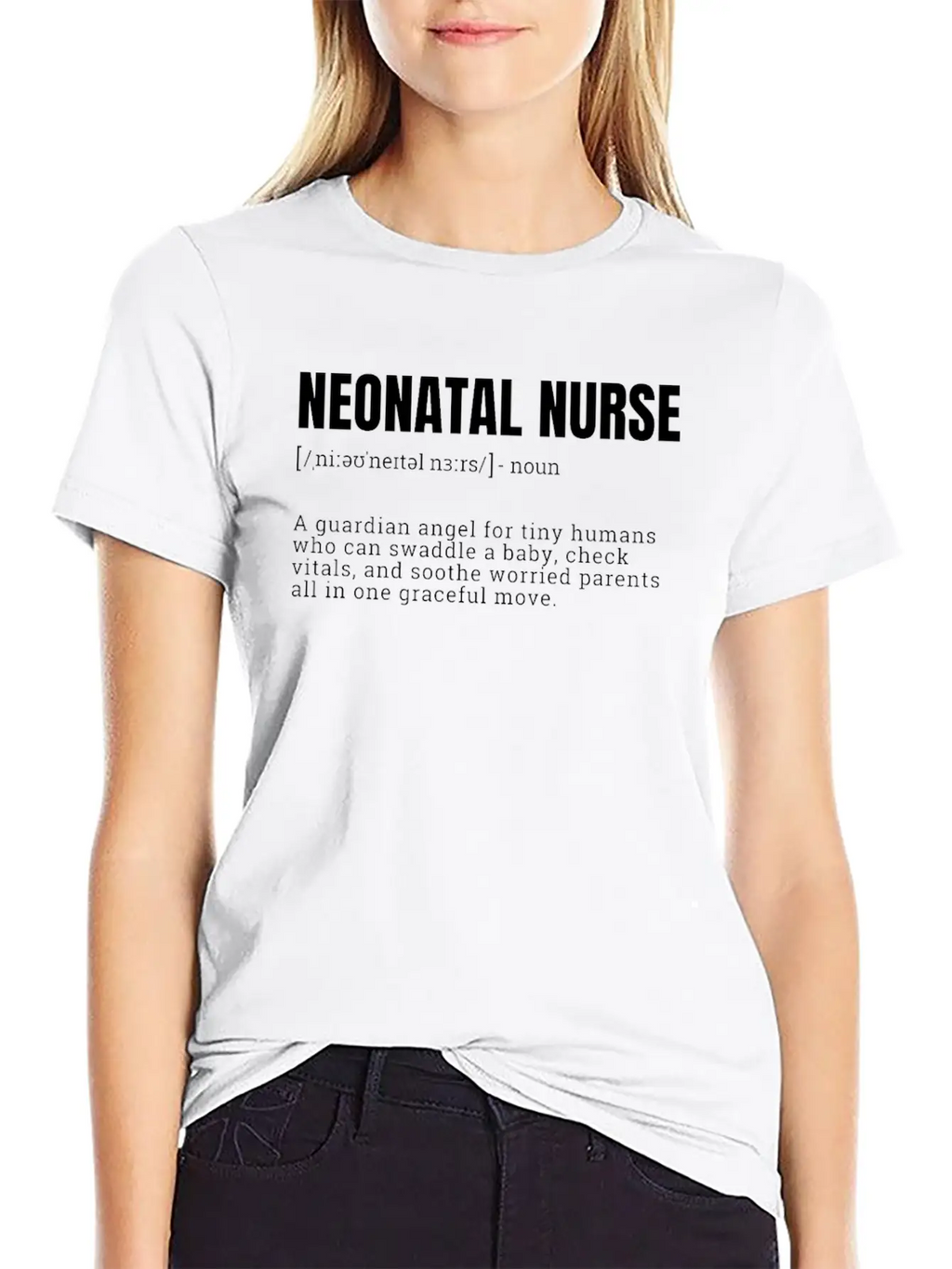 Neonatal Nurse Guardian Angel T-Shirts Unisex Casual T-Shirt – Clean Design For Daily Comfort