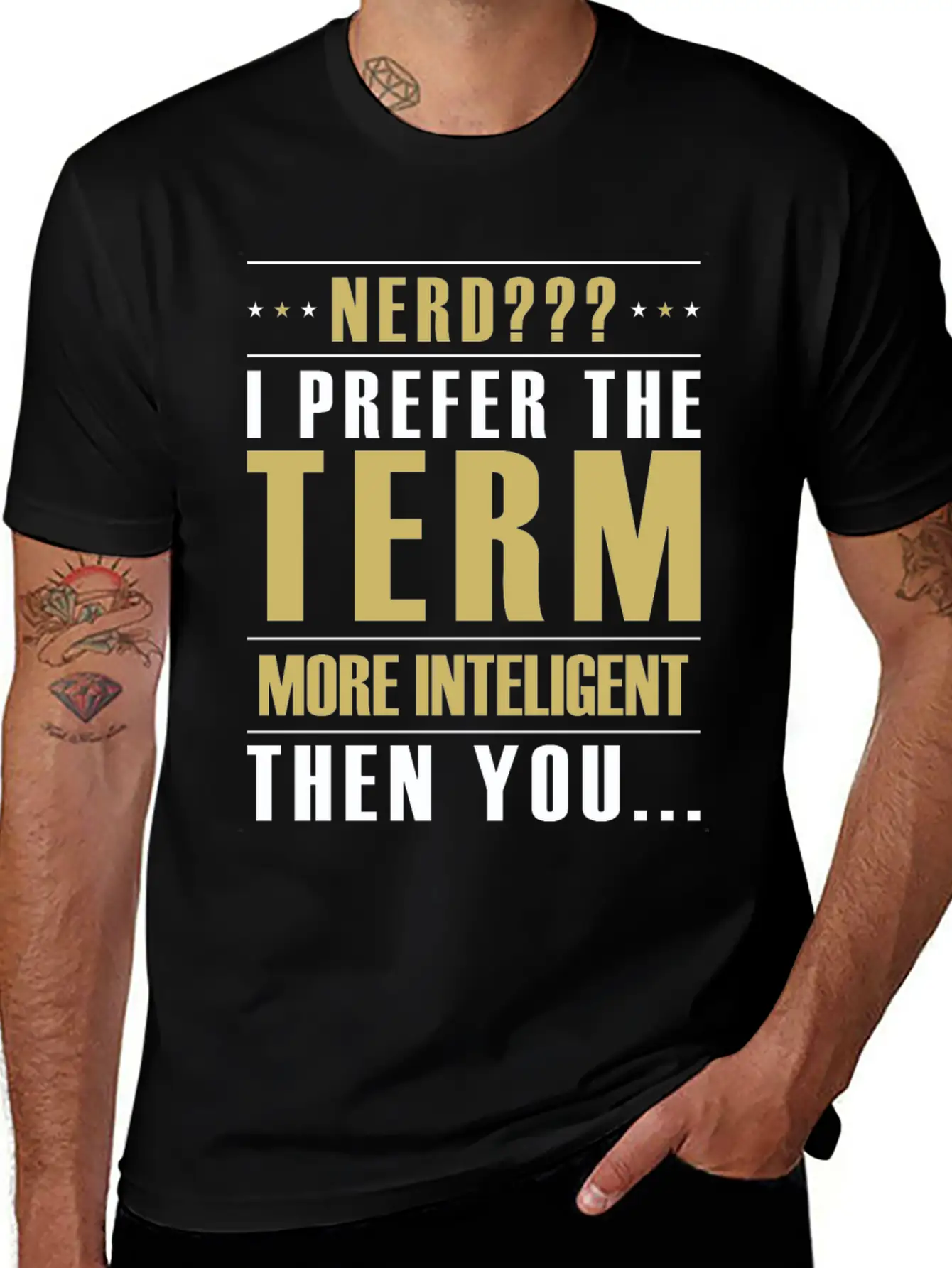Nerd I Prefer The Term More Intelligent Than You Classic Fit Graphic Tee For Daily Comfort – Unisex Cotton Shirt