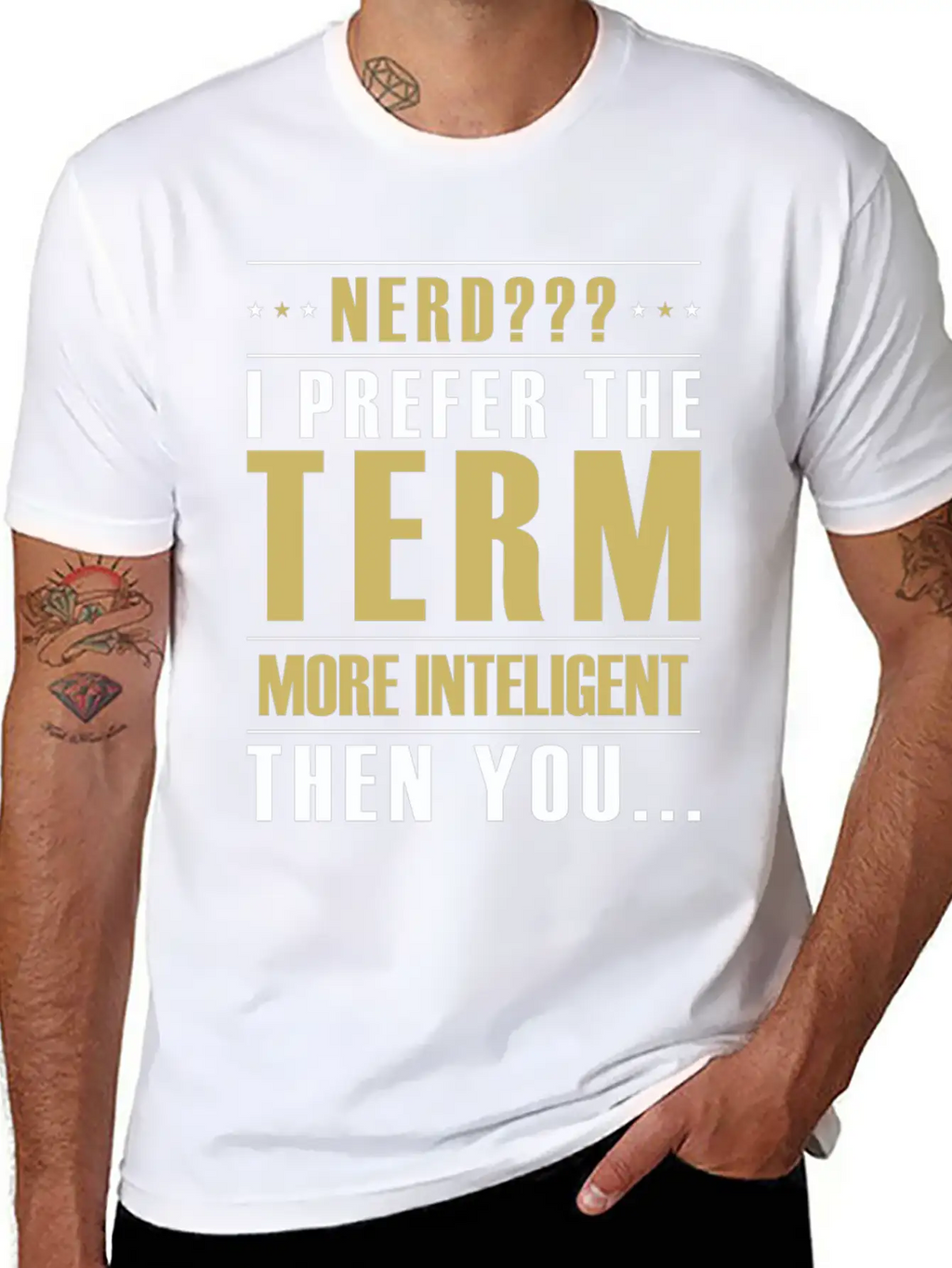 Nerd I Prefer The Term More Intelligent Than You Classic Fit Graphic Tee For Daily Comfort – Unisex Cotton Shirt
