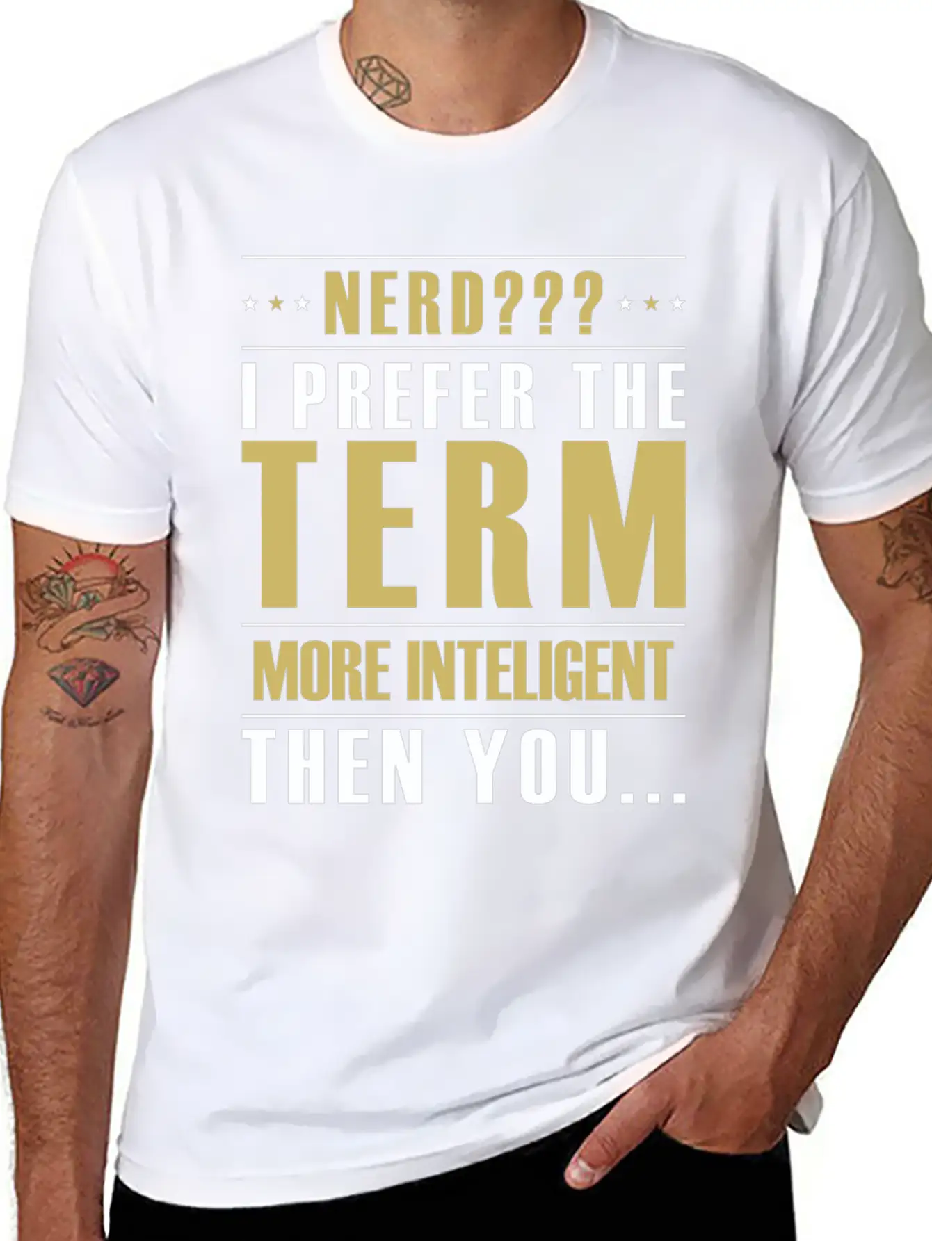 Nerd I Prefer The Term More Intelligent Than You Classic Fit Graphic Tee For Daily Comfort – Unisex Cotton Shirt