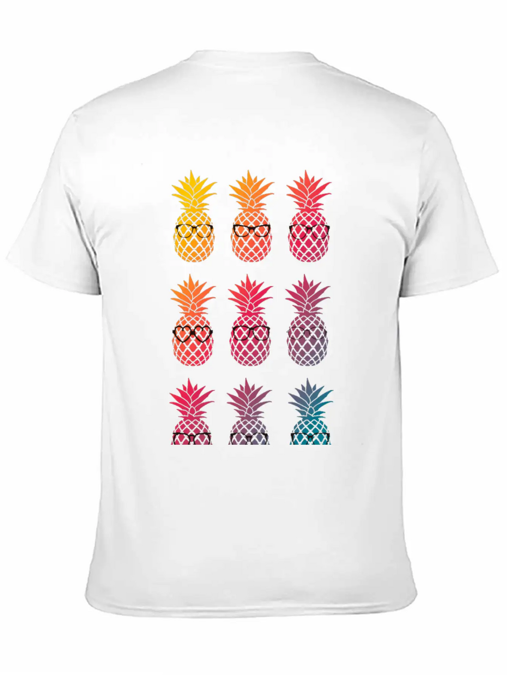 Nerd Pineapple Unisex Casual T-Shirt – Clean Design For Daily Comfort