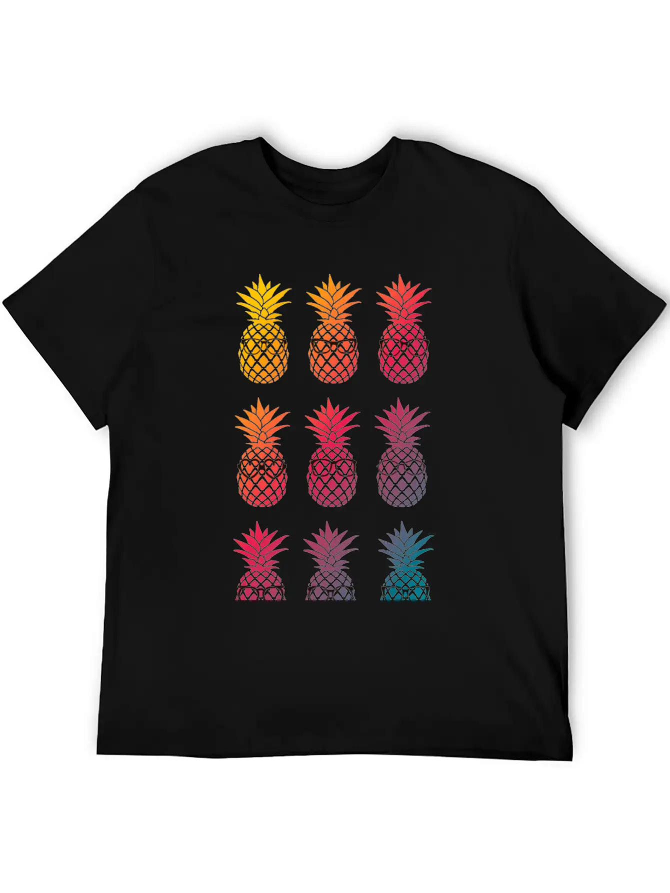 Nerd Pineapple Unisex Casual T-Shirt – Clean Design For Daily Comfort