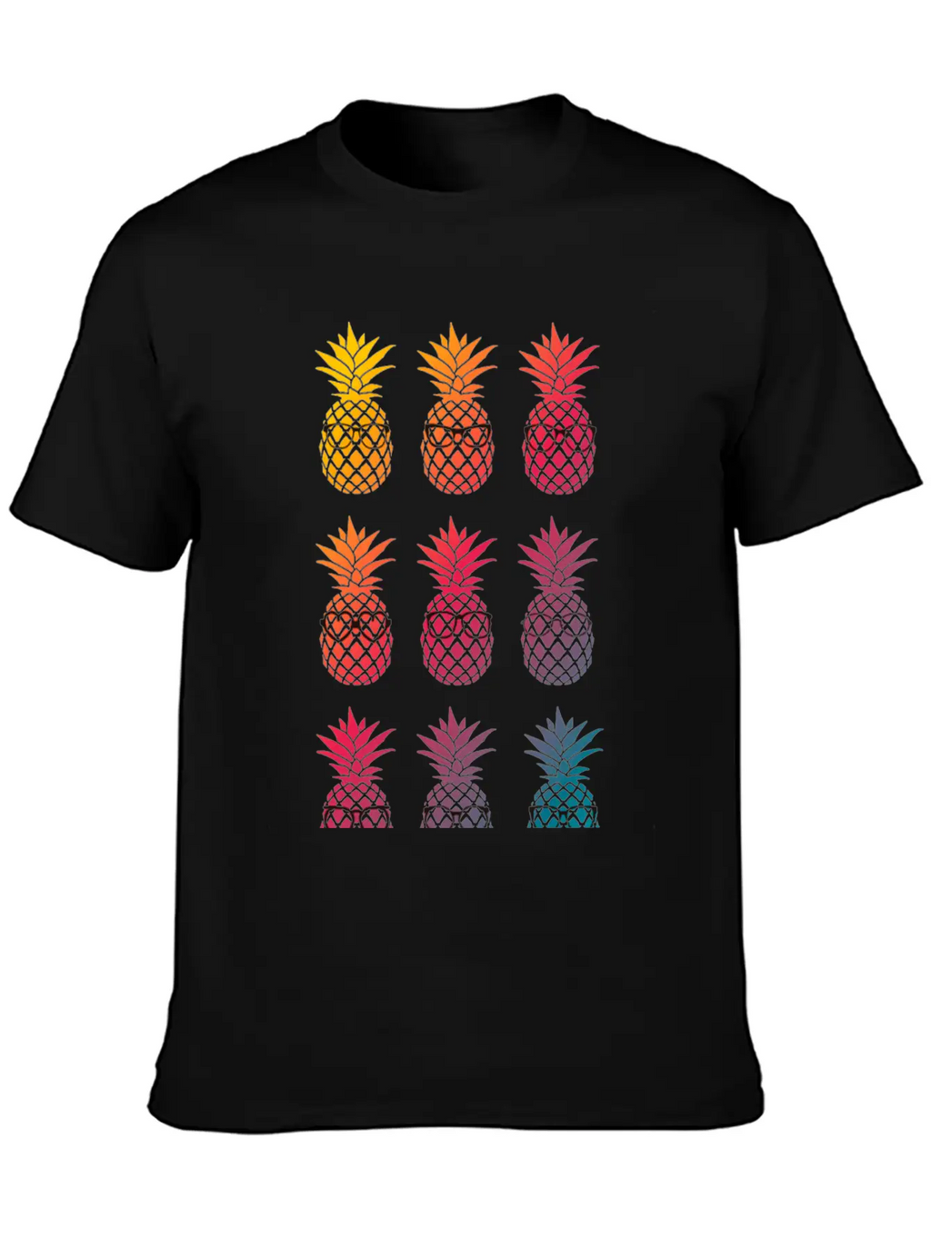 Nerd Pineapple Unisex Casual T-Shirt – Clean Design For Daily Comfort
