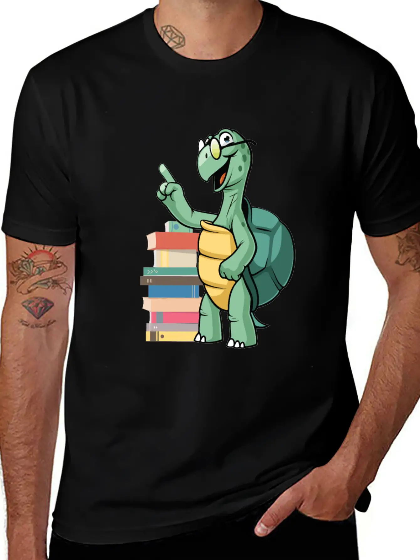 Nerd Turtle Breathable Soft Cotton T-Shirt – Timeless Casual Look