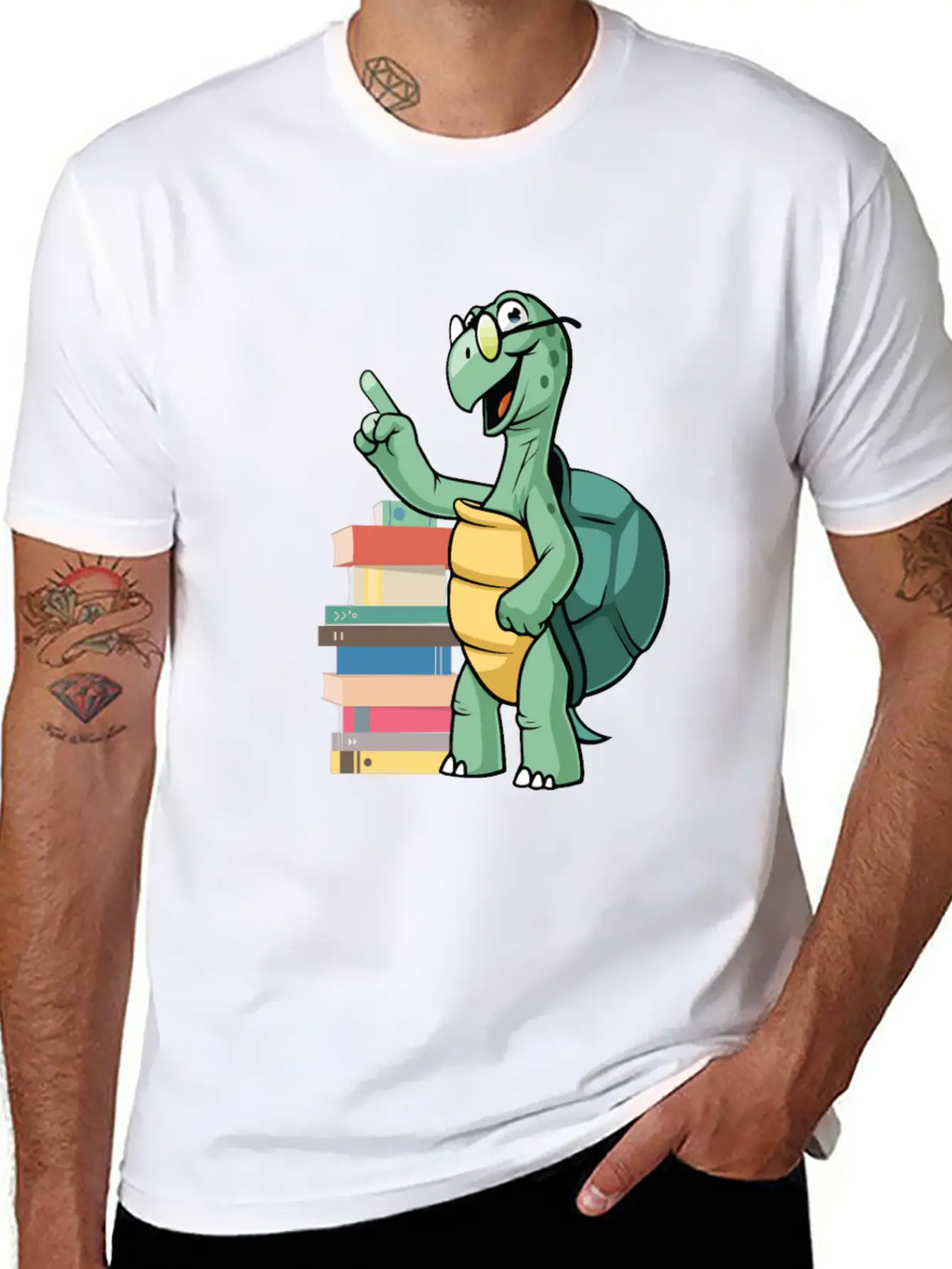 Nerd Turtle Breathable Soft Cotton T-Shirt – Timeless Casual Look