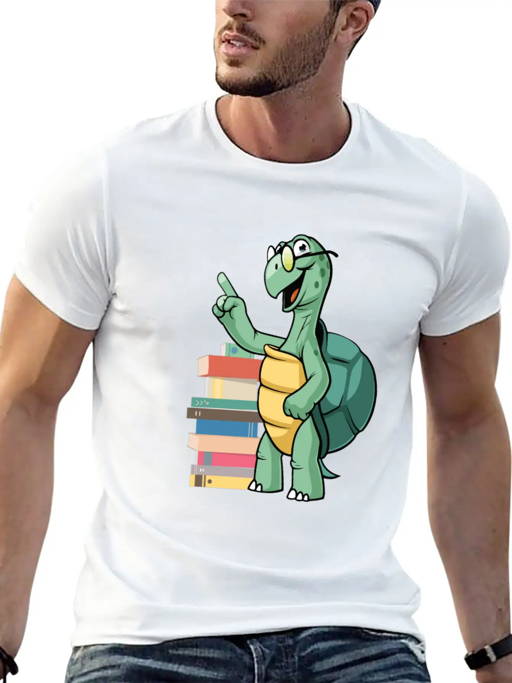 Nerd Turtle Breathable Soft Cotton T-Shirt – Timeless Casual Look