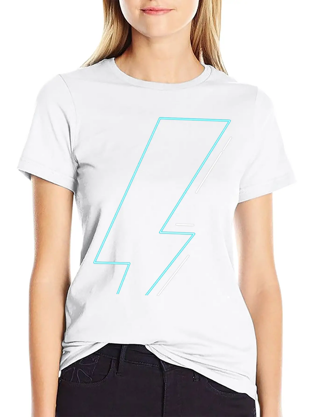 Nerdy Blue Thunder Stylish Everyday T-Shirt – Unisex Basic Cotton Tee