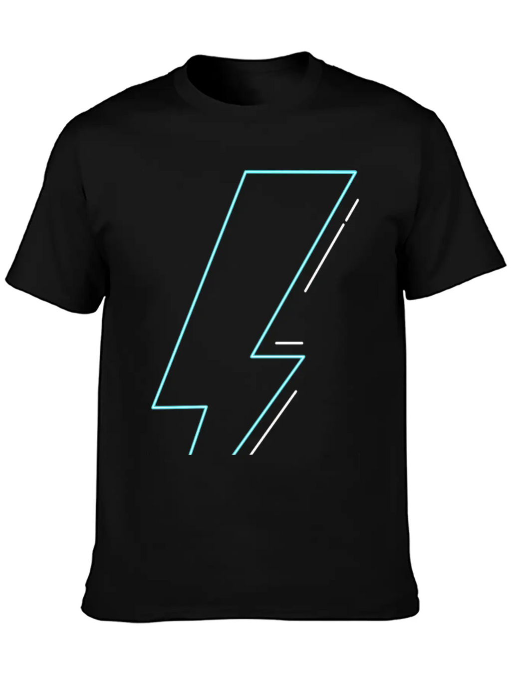 Nerdy Blue Thunder Stylish Everyday T-Shirt – Unisex Basic Cotton Tee