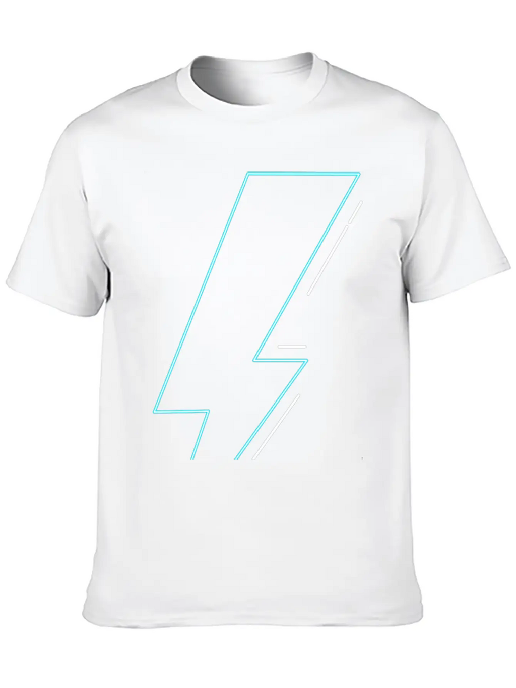 Nerdy Blue Thunder Stylish Everyday T-Shirt – Unisex Basic Cotton Tee