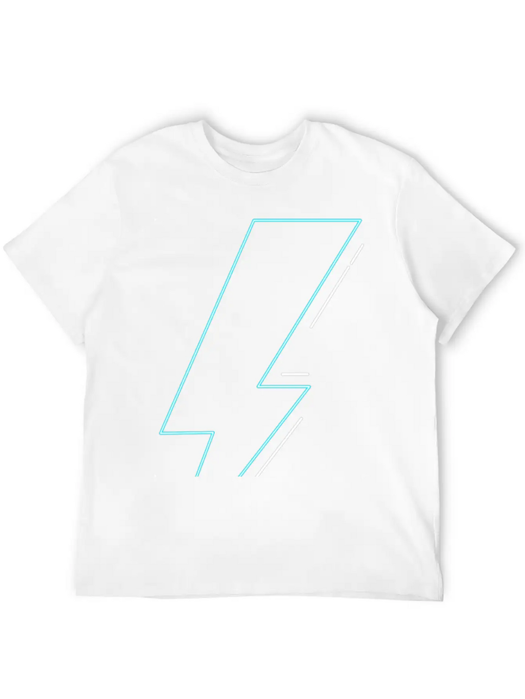 Nerdy Blue Thunder Stylish Everyday T-Shirt – Unisex Basic Cotton Tee