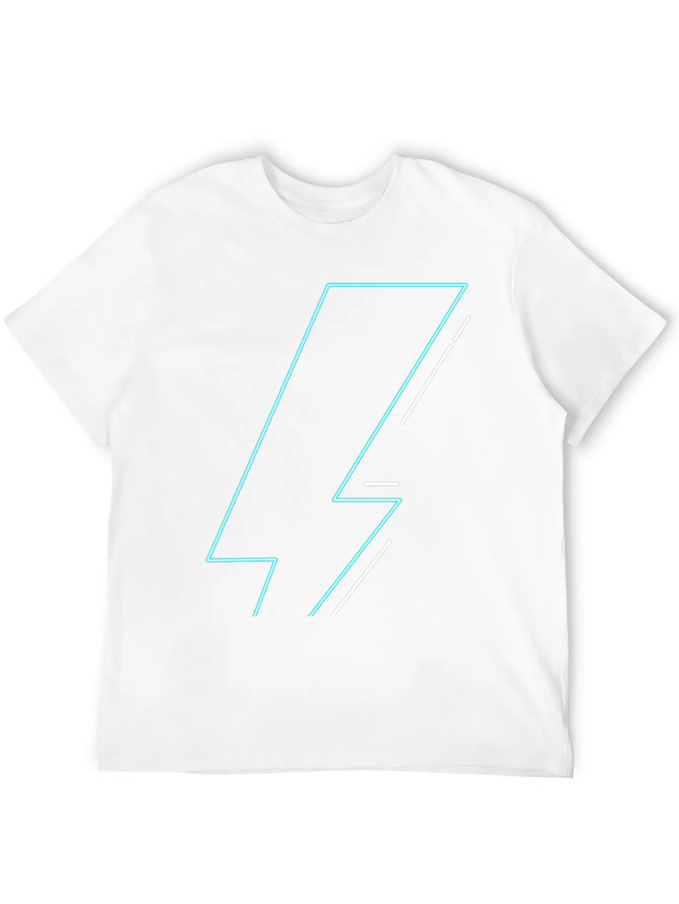 Nerdy Blue Thunder Stylish Everyday T-Shirt – Unisex Basic Cotton Tee
