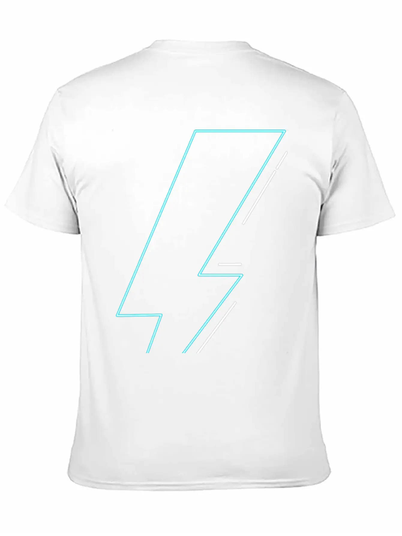 Nerdy Blue Thunder Stylish Everyday T-Shirt – Unisex Basic Cotton Tee