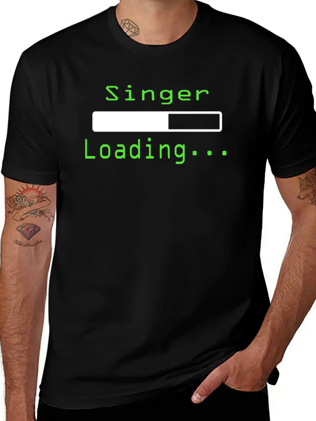Nerdy Singer Tshirt Unisex Short Sleeve Soft Cotton T-Shirt – Casual Everyday Wear