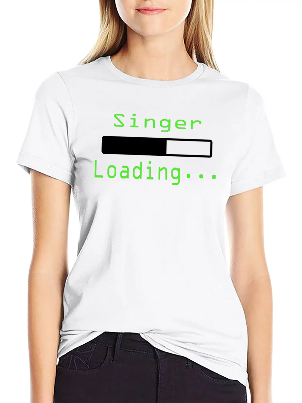 Nerdy Singer Tshirt Unisex Short Sleeve Soft Cotton T-Shirt – Casual Everyday Wear