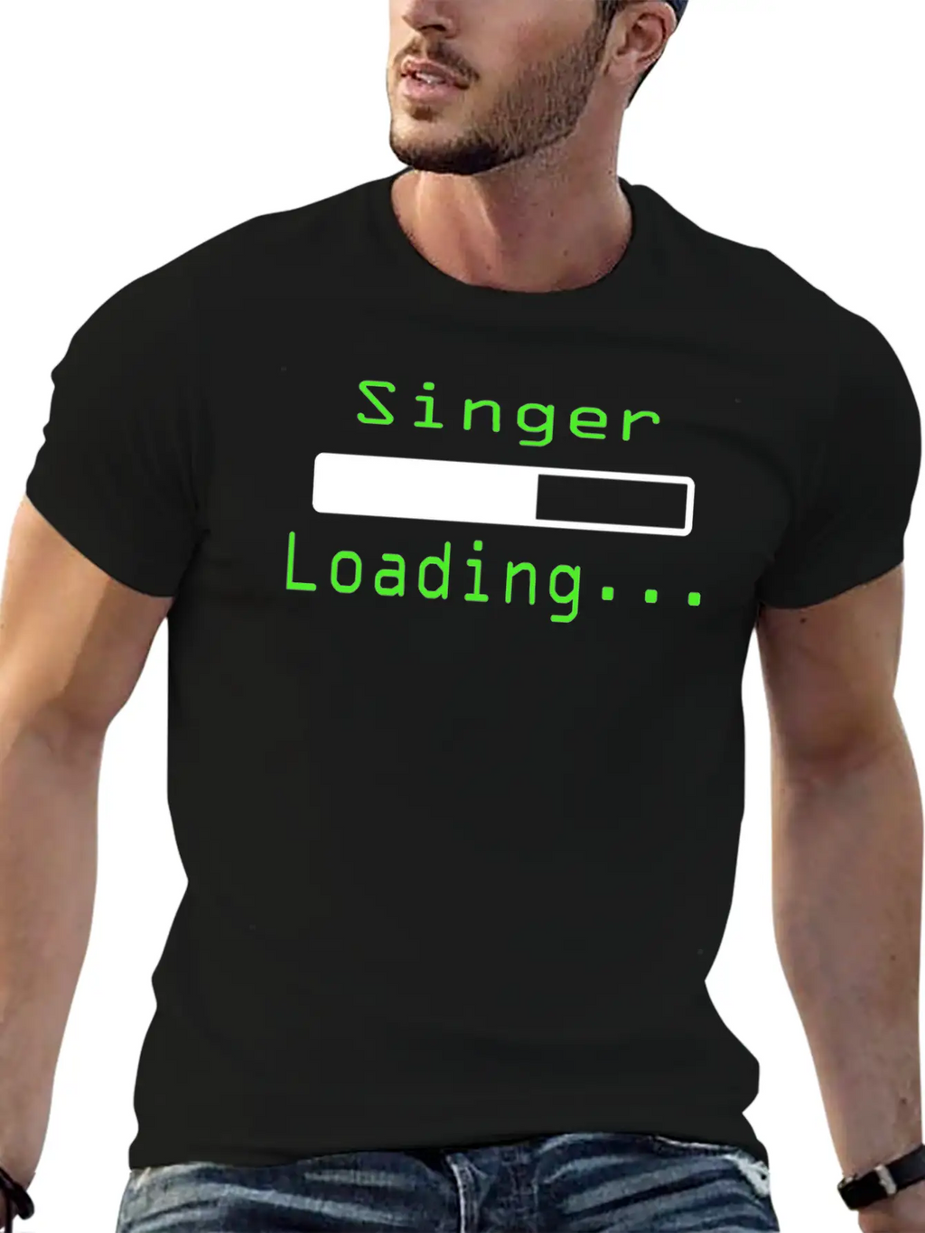Nerdy Singer Tshirt Unisex Short Sleeve Soft Cotton T-Shirt – Casual Everyday Wear