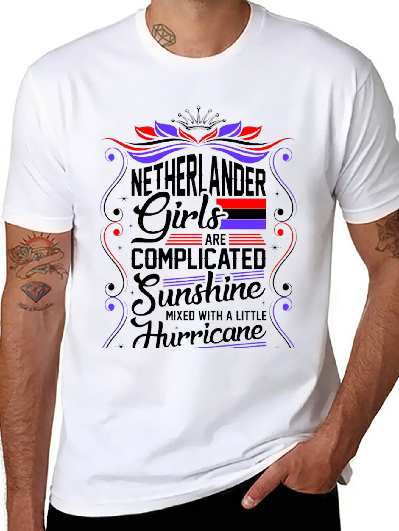 Netherlander Girls Are Completed Sunshine Essential Cotton Tee For Daily Outfits – Unisex Style
