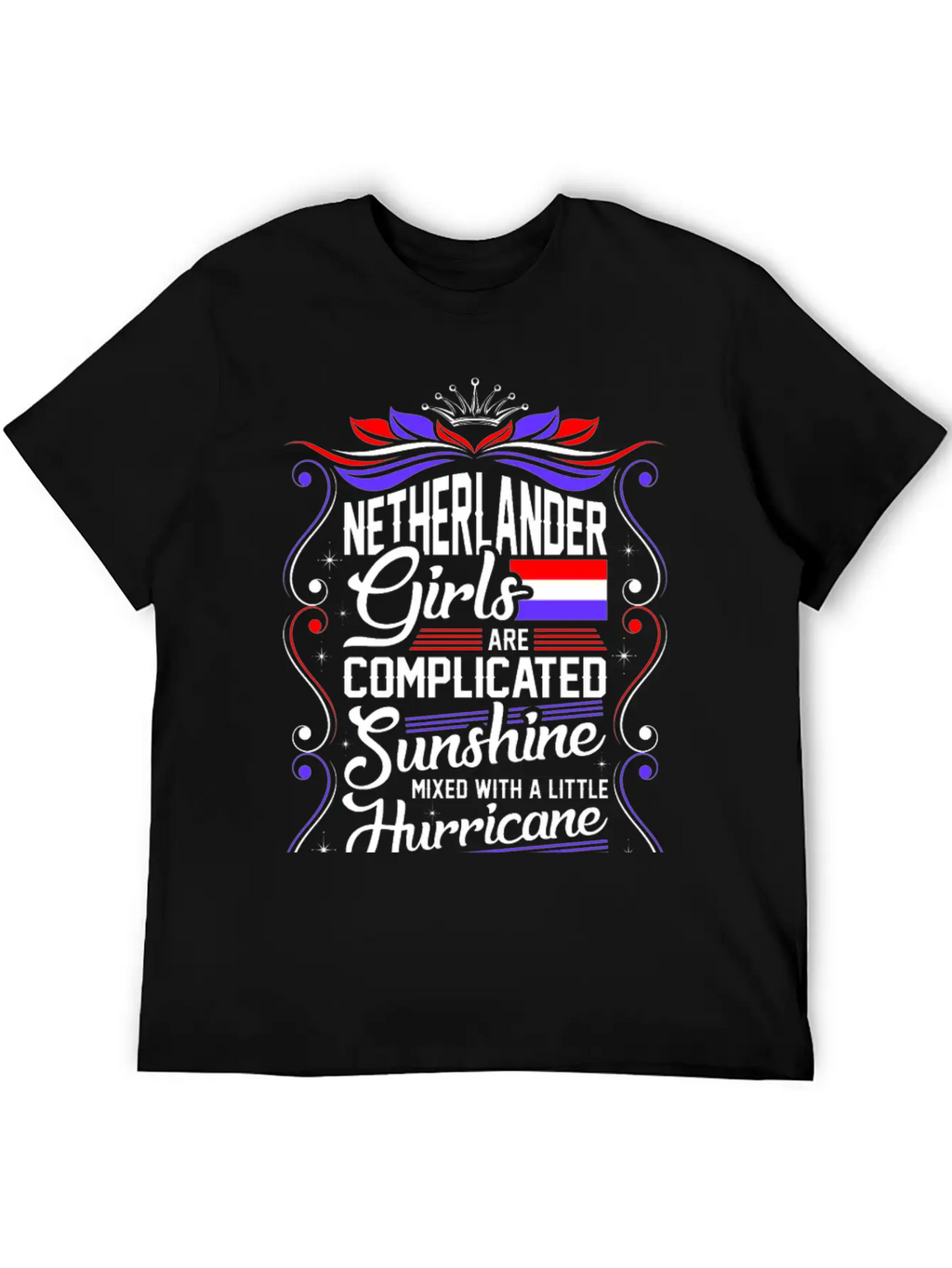 Netherlander Girls Are Completed Sunshine Essential Cotton Tee For Daily Outfits – Unisex Style