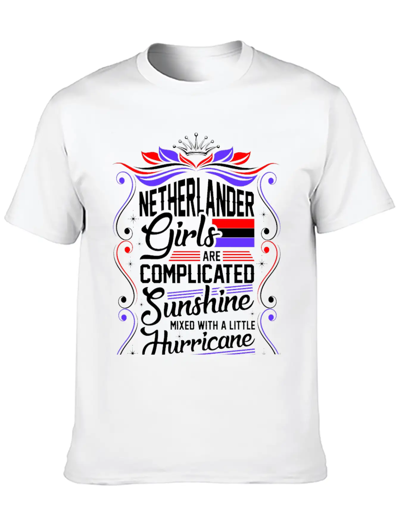 Netherlander Girls Are Completed Sunshine Essential Cotton Tee For Daily Outfits – Unisex Style