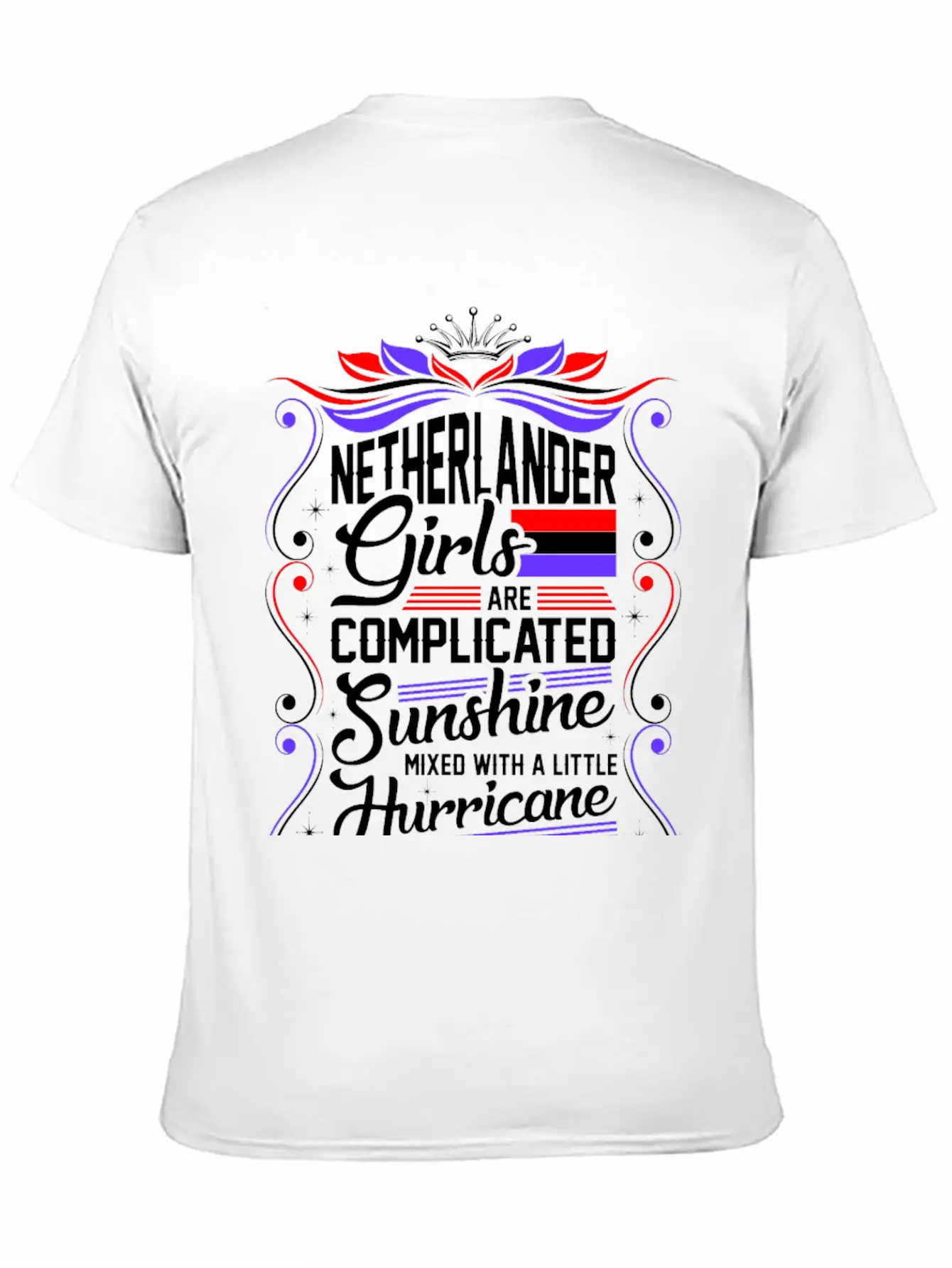 Netherlander Girls Are Completed Sunshine Essential Cotton Tee For Daily Outfits – Unisex Style