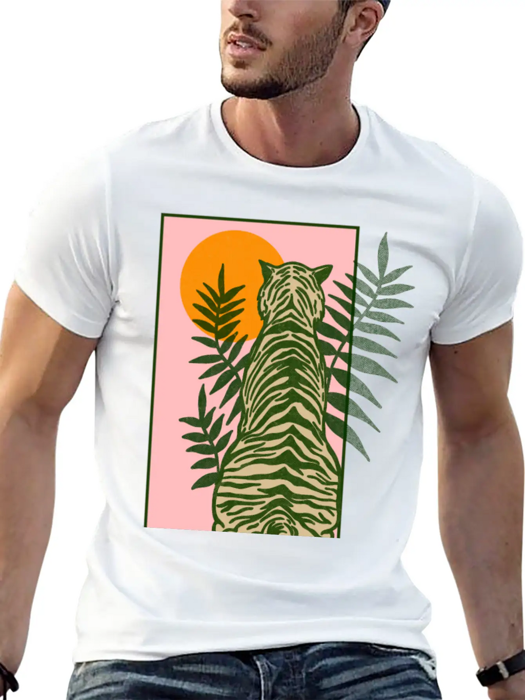 Neue Minimal Tiger Essential Cotton Tee For Daily Outfits – Unisex Style
