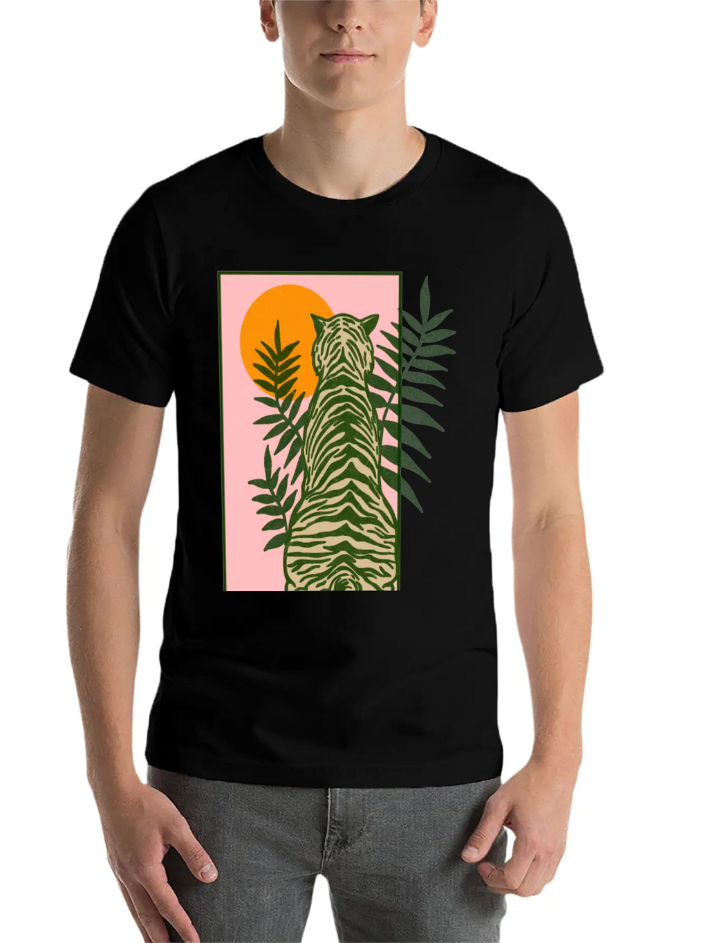 Neue Minimal Tiger Essential Cotton Tee For Daily Outfits – Unisex Style