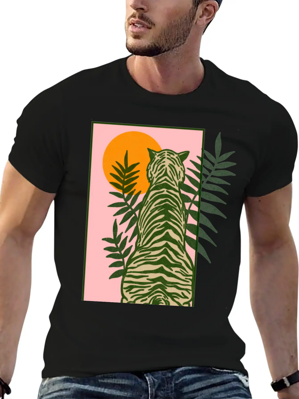 Neue Minimal Tiger Essential Cotton Tee For Daily Outfits – Unisex Style